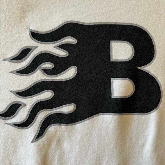 •Balenciaga B Flame Logo T-Shirt Unisex Size M - Picture 2 of 9